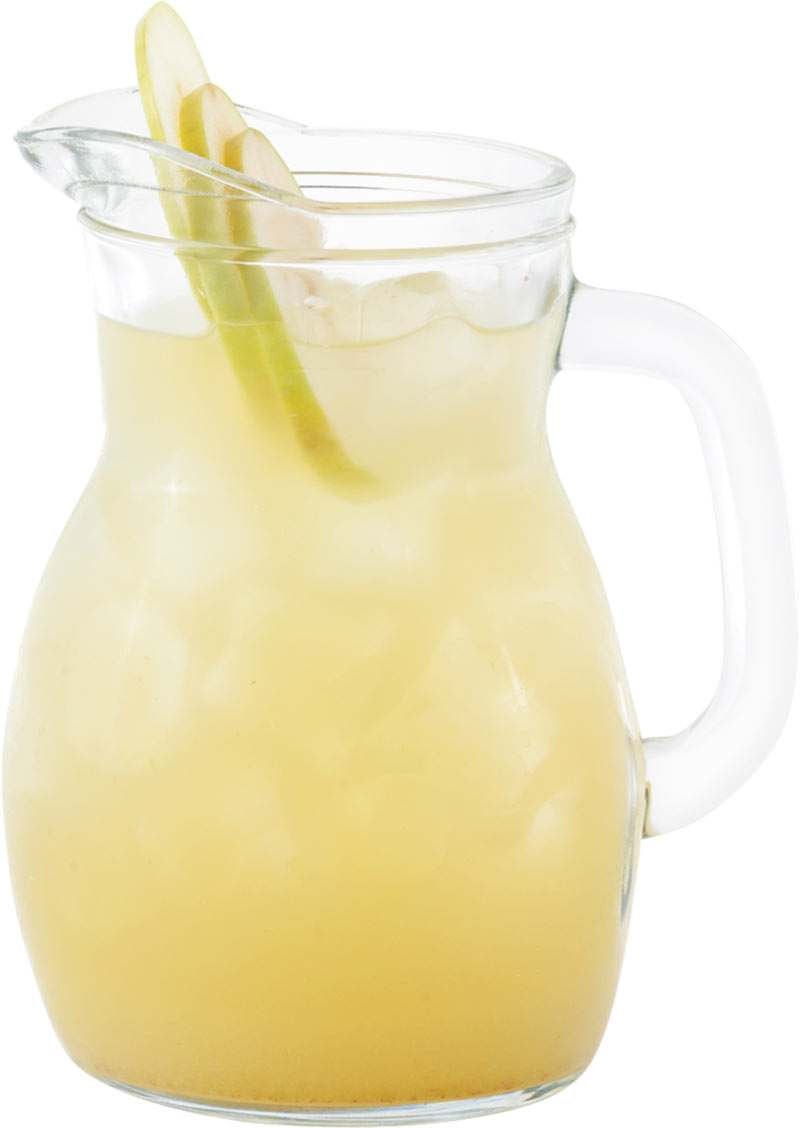 Рецепт коктейля Яблочный лимонад в кувшине