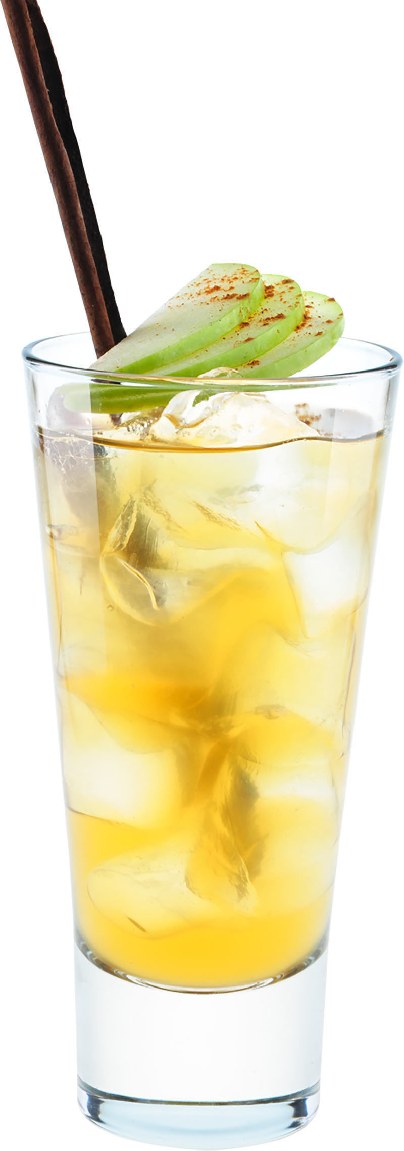 Рецепт коктейля Виски яблочный сок
