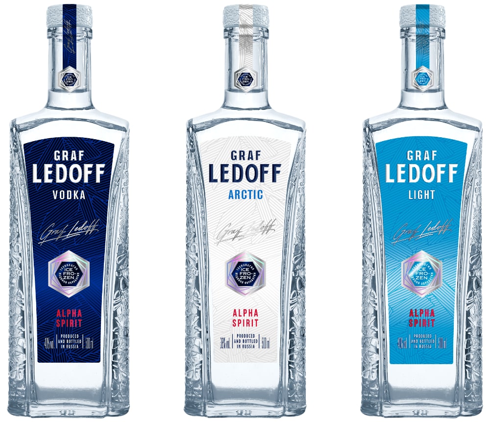 GRAF LEDOFF: качественная водка в новом дизайне - Международная платформа  для барменов Inshaker
