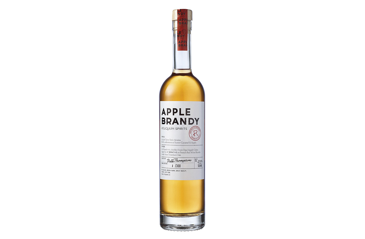 Apple brandy on the rocks. Apple Brandy.